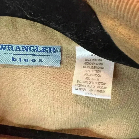 Wrangler Blues Corduroy Jacket tan size large - Picture 2 of 5